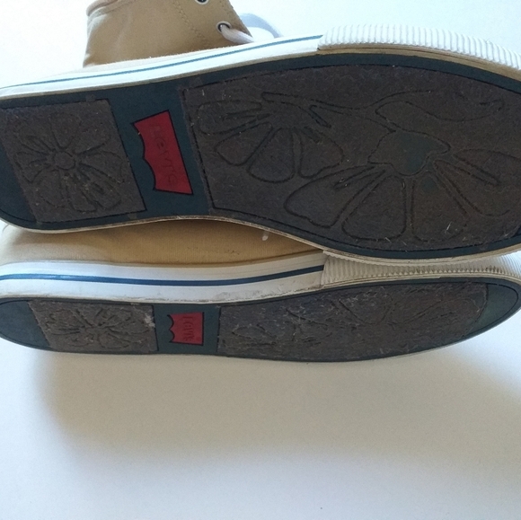 - Levis canvas high top sneakers  mens size 10 - Picture 8 of 10